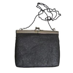 WARREN REED Black Mesh Evening Bag/Crossbody